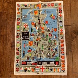 Map of Royal Britain Tapestry/Wall Hanging /Towel